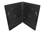 Бокс для 2 DVD дисков 14mm Black глянцевая пленка