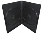 Бокс для 2 DVD дисков 9mm Black глянцевая пленка
