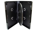 Бокс для 6 DVD дисков 14mm Black глянцевая пленка