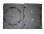 Бокс для 3 DVD дисков 14mm Black глянцевая пленка